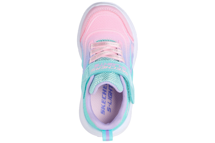 Skechers Sola Glow 303713N Girls Sports Aqua/Multi