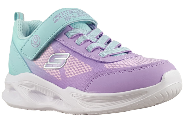 Skechers Sola Glow 303714L Turquoise/Lavender Girls Sports