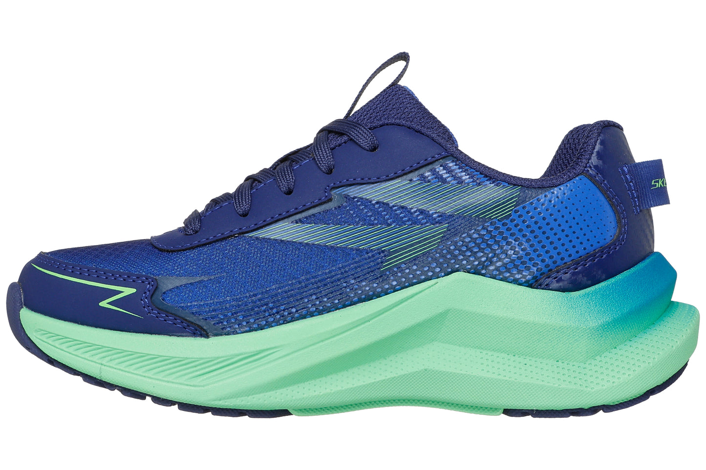 Skechers Stable Pacer 404023L Boys Sports Navy/Lime