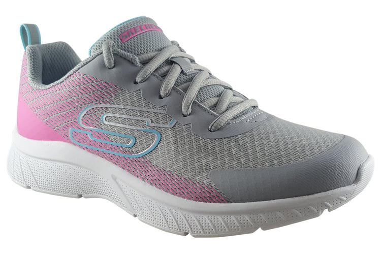 Skechers Summer Sprint Microspec Plus 303608L Grey/Pink Girls Sports