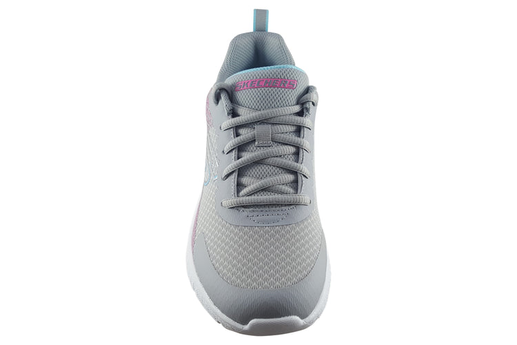 Skechers Summer Sprint Microspec Plus 303608L Grey/Pink Girls Sports