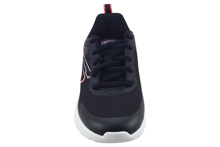 Skechers Summer Sprint Microspec Plus 303608L Black/Purple Girls Sports