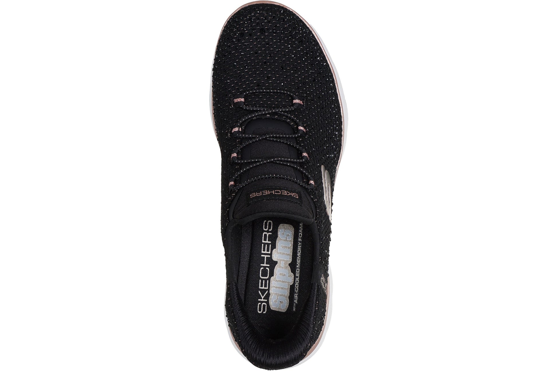 skechers-summits-brilliant-shine-black-mesh-rose-gold-trim_2
