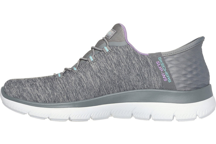 Skechers Slip-Ins Summits Dazzling  Grey/Multi Womens Sports