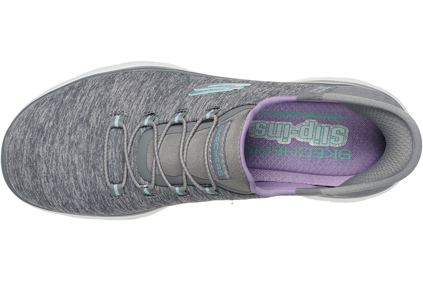 Skechers Slip-Ins Summits Dazzling  Grey/Multi Womens Sports