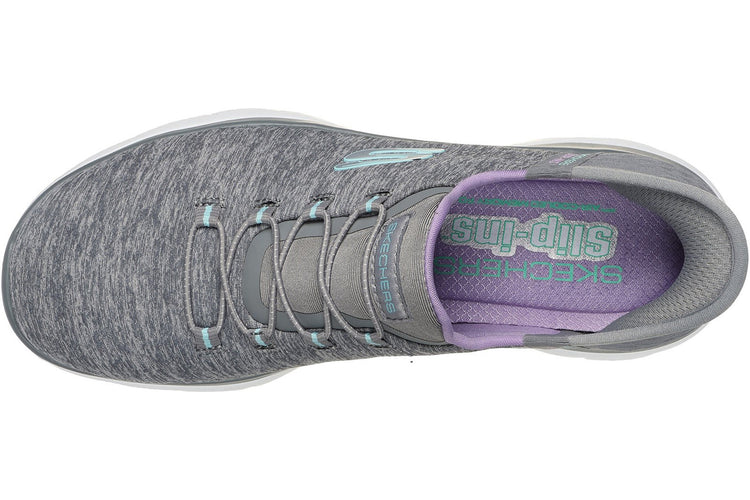 Skechers Slip-Ins Summits Dazzling  Grey/Multi Womens Sports