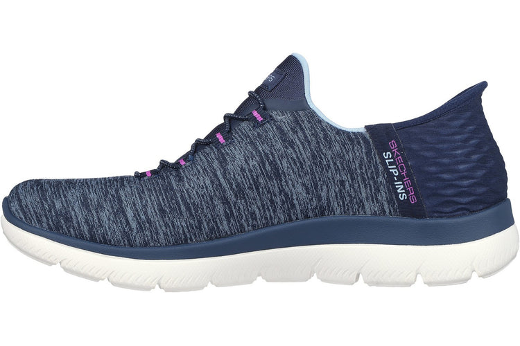 Skechers Slip-Ins Summits Dazzling  Navy/Purple Womens Sports