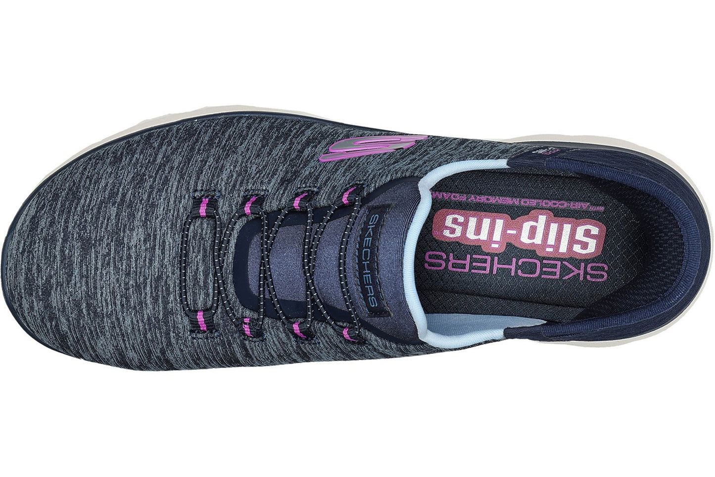 Skechers Slip-Ins Summits Dazzling  Navy/Purple Womens Sports