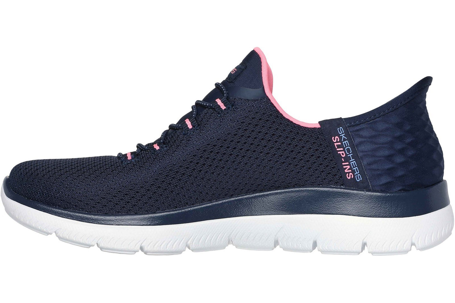 Skechers Slip-Ins Summits Diamond  Navy/Pink Womens Sports