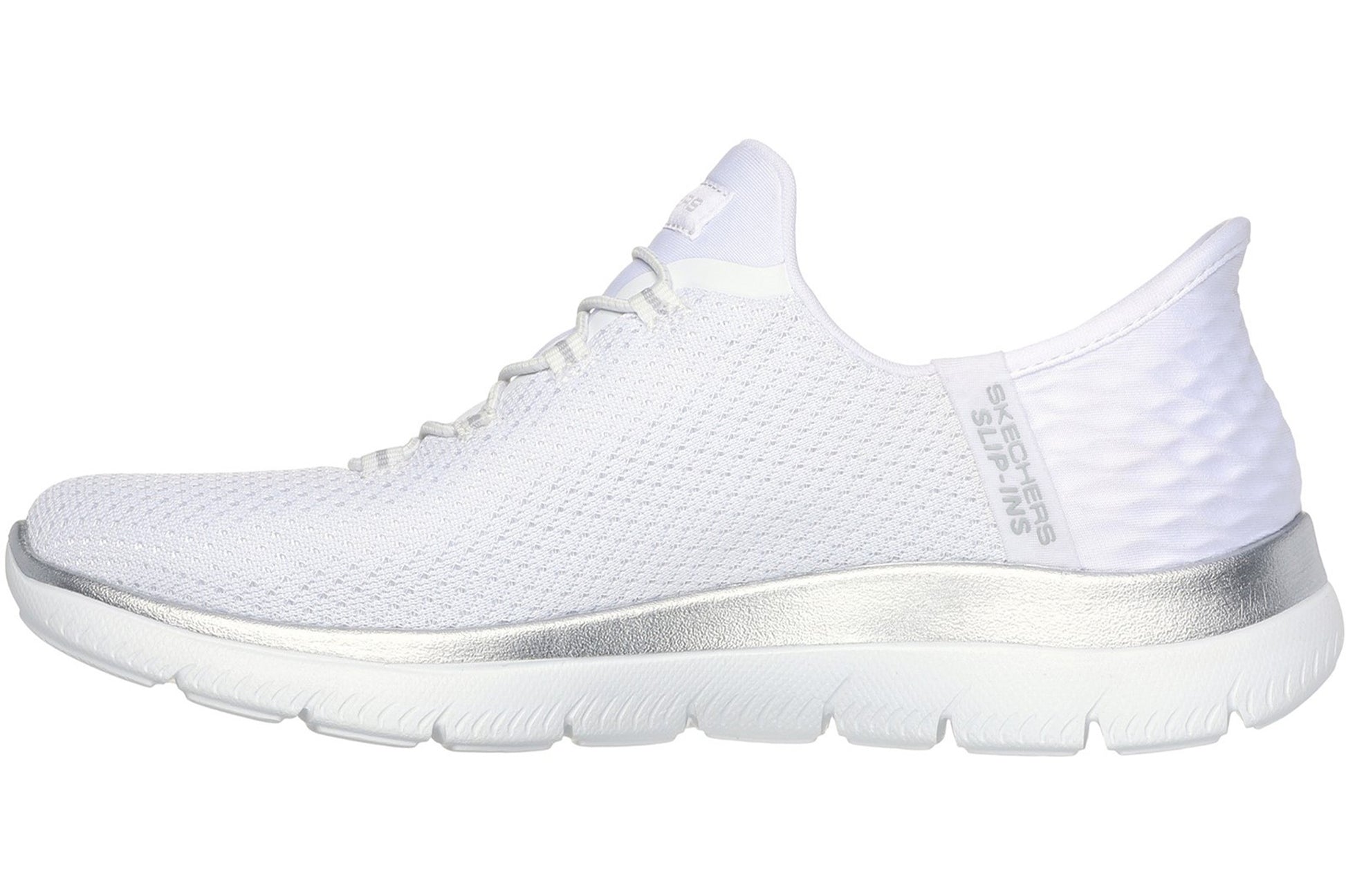skechers-summits-diamond-dream-ladies-sports-white-silver-left