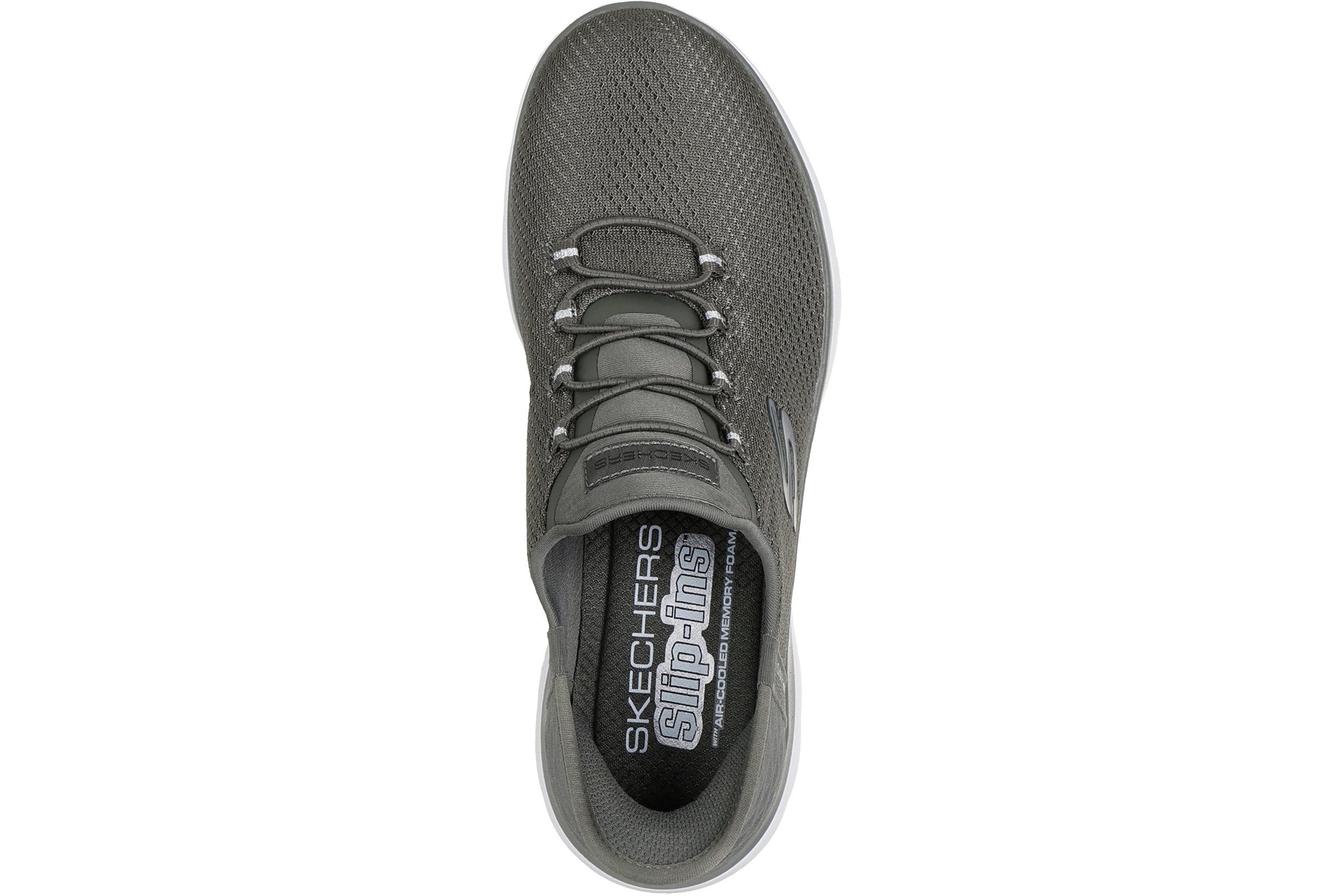 skechers-summits-diamond-dream-olive-mesh-silver-trim_2
