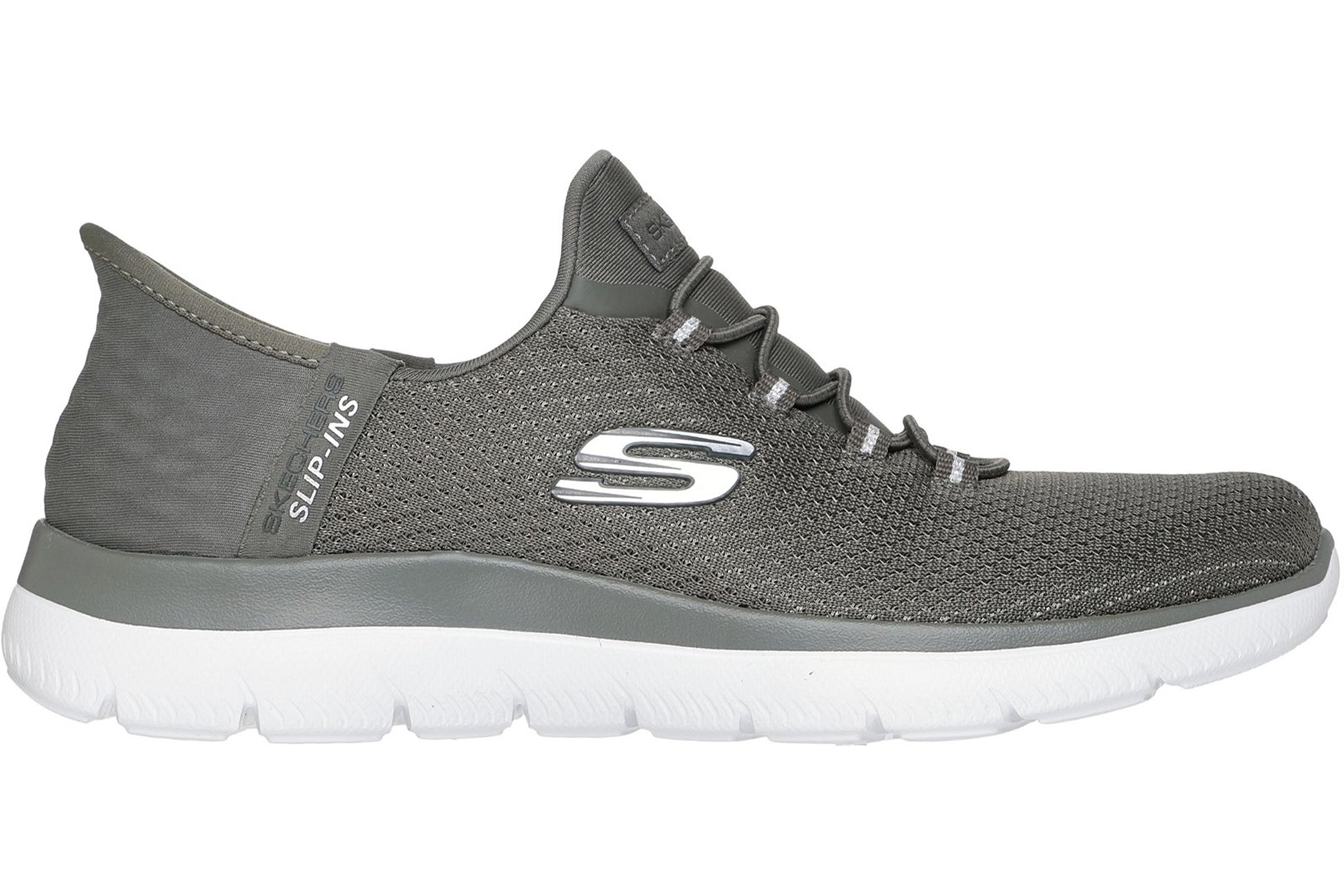 skechers-summits-diamond-dream-olive-mesh-silver-trim_3