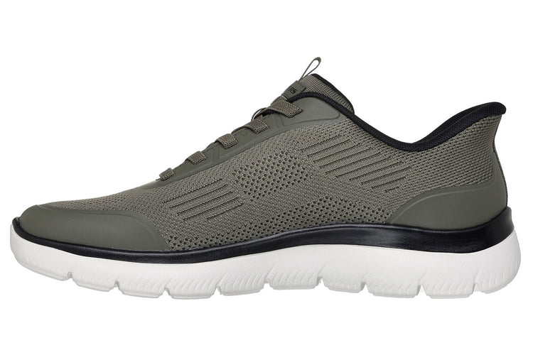 Skechers Slip-Ins Summits Leyter Olive/Black Mens Trainers