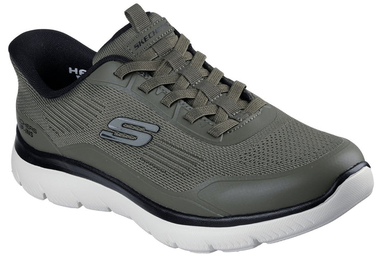 Skechers Slip-Ins Summits Leyter Olive/Black Mens Trainers