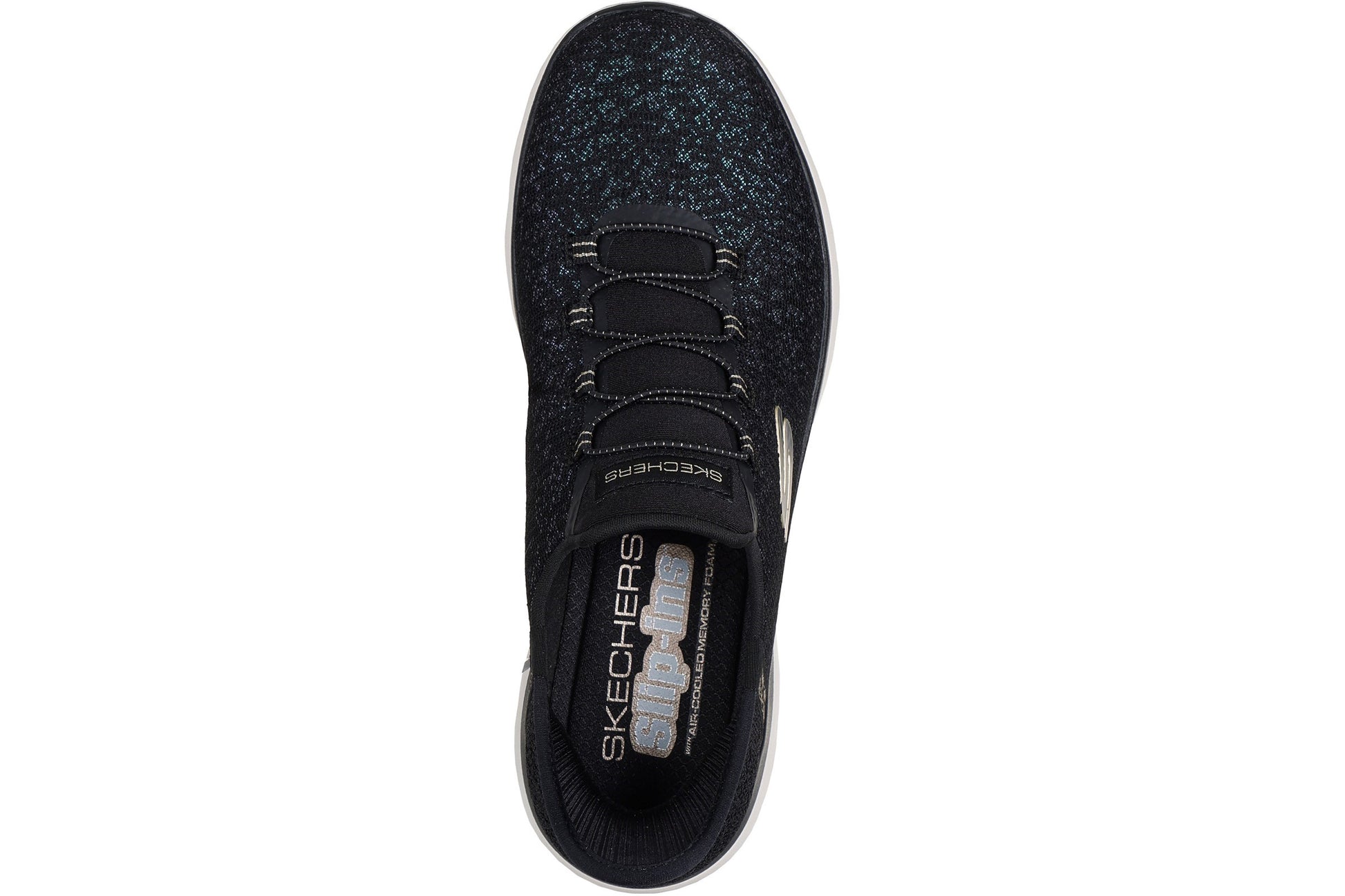 skechers-summits-lunar-glow-black-mesh-gold-trim_2
