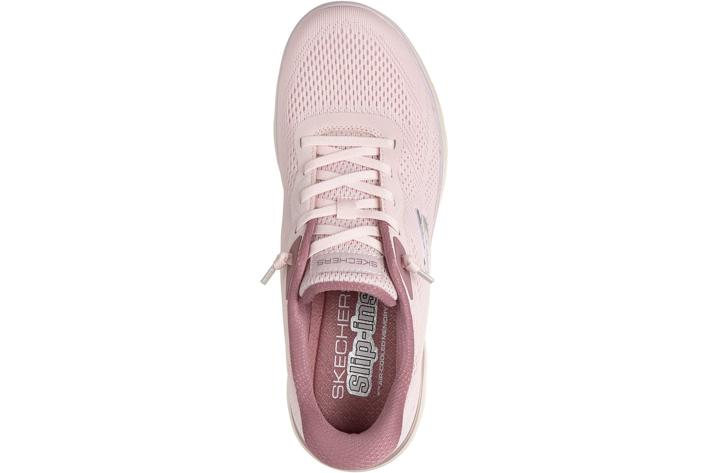 Skechers Slip-Ins Summits Sweet Skies Mauve Mesh/Synthetic/Pink Trim Womens Fashion Trainers
