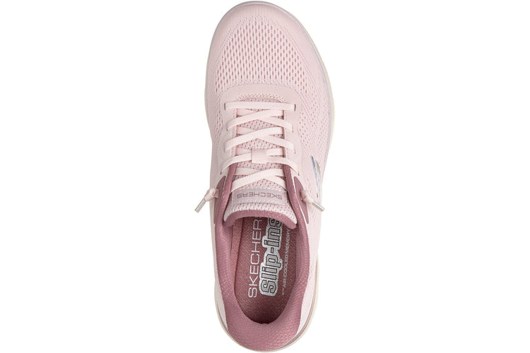 Skechers Slip-Ins Summits Sweet Skies Mauve Mesh/Synthetic/Pink Trim Womens Fashion Trainers