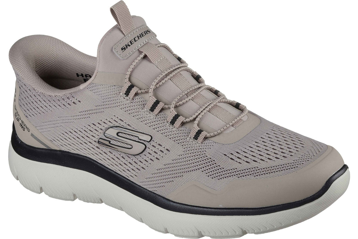 Skechers Summits Top Rate Taupe/Black Mens Trainers