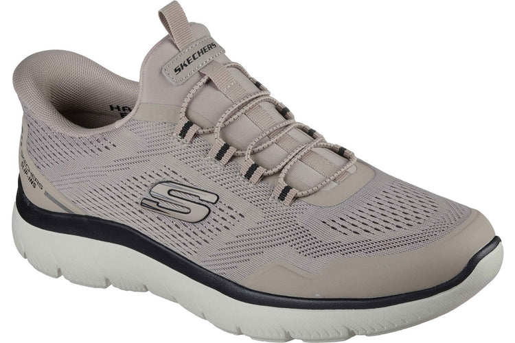 Skechers Summits Top Rate Taupe/Black Mens Trainers