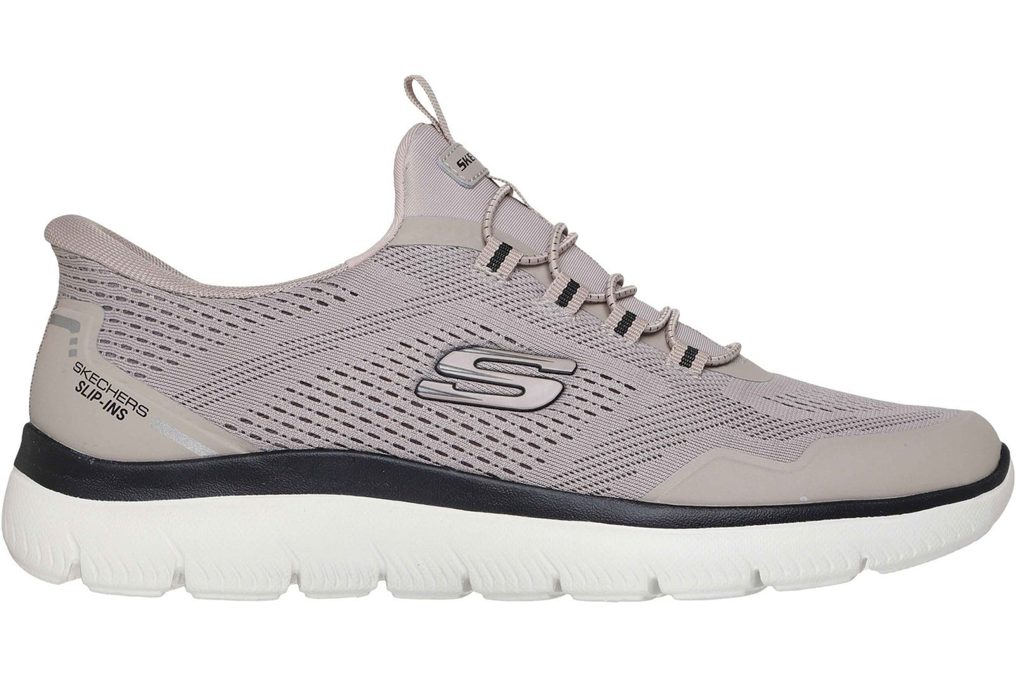 Skechers Summits Top Rate Taupe/Black Mens Trainers