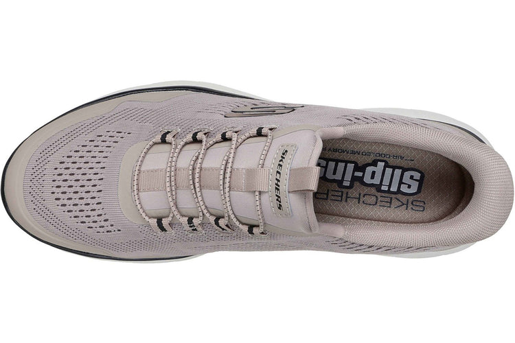 Skechers Summits Top Rate Taupe/Black Mens Trainers
