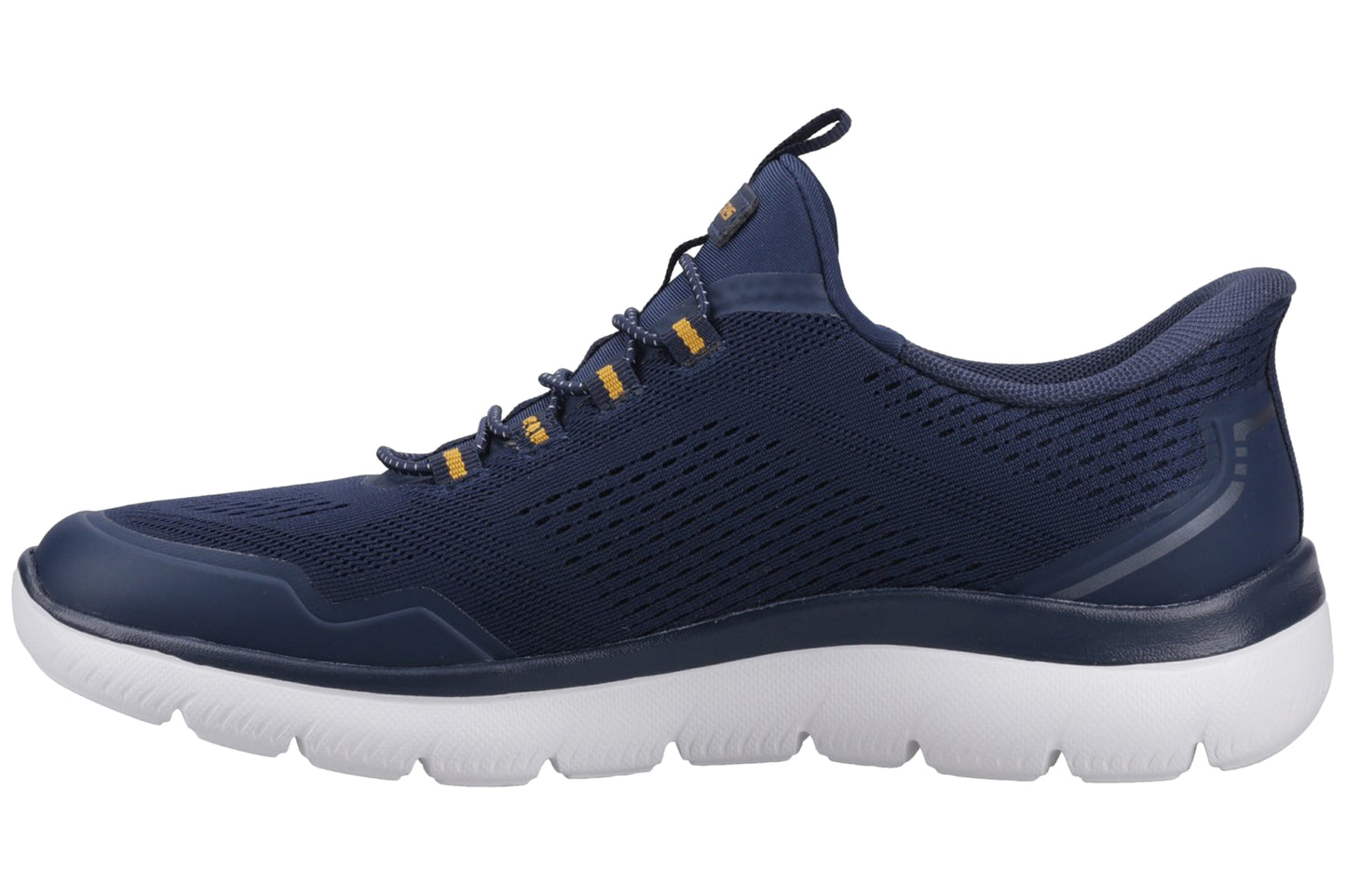 Skechers Summits Top Rate Navy/Yellow Mens Trainers