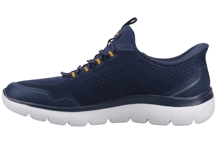 Skechers Summits Top Rate Navy/Yellow Mens Sports