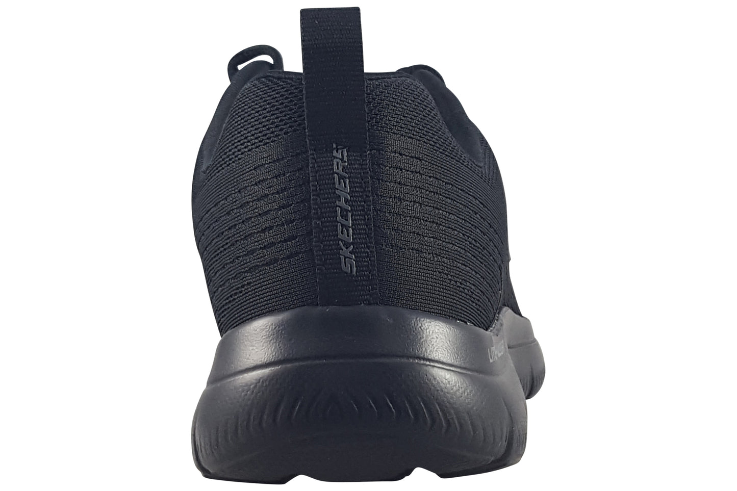 skechers summits torre black trainers back