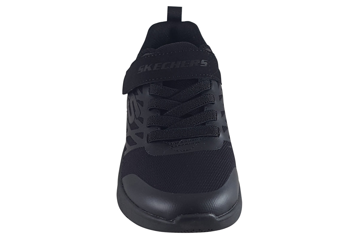 skechers texlor bts black trainers top