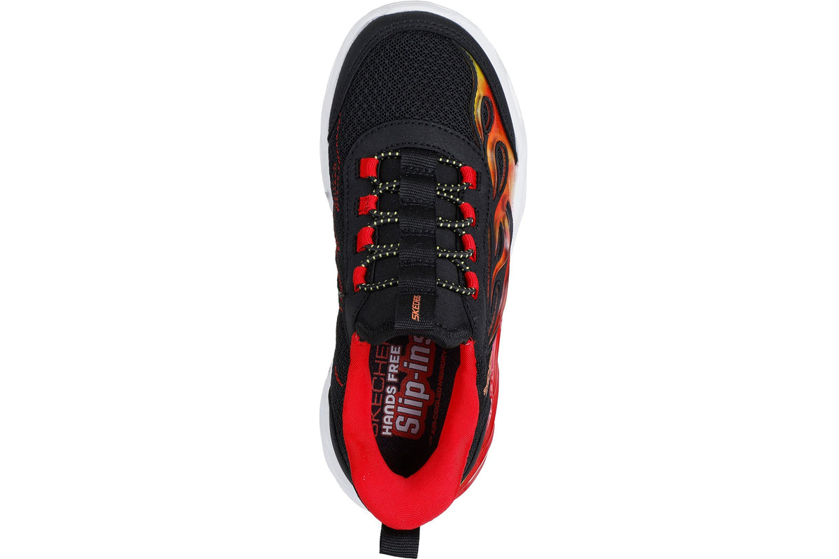 Skechers Thermo-Flash 2 Heat-Brisk Black/Red & Yellow Trim Boys Sports