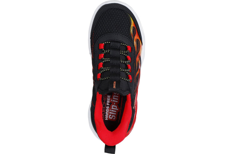 Skechers Thermo-Flash 2 Heat-Brisk Black/Red & Yellow Trim Boys Sports