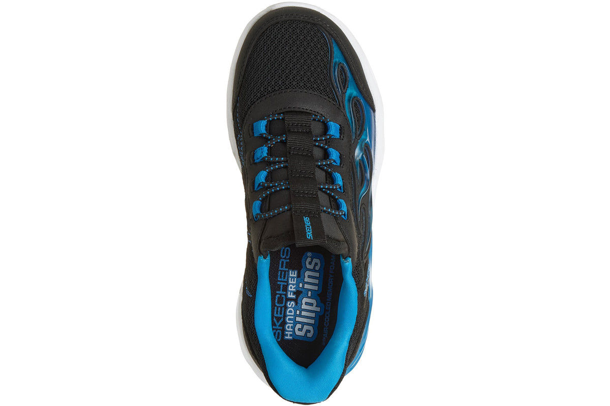 Skechers Thermo Flash 2 Heat-Brisk Black Synthetic/Blue Trim Boys Sports