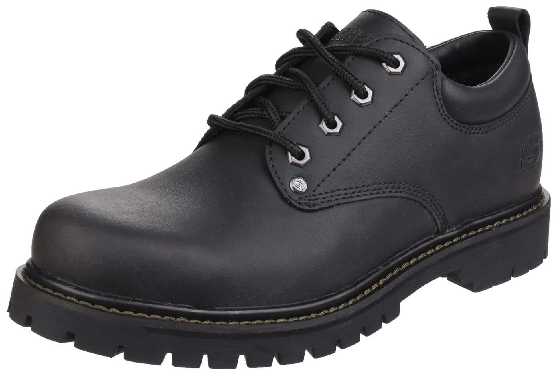 skechers-tom-cats-mens-classic-lace-shoes-black-front
