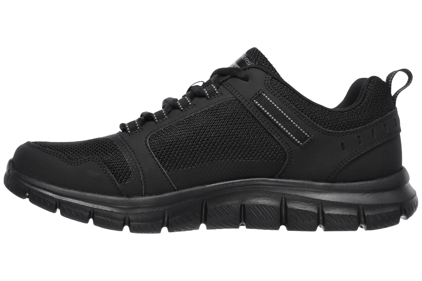 Skechers Track Knockhill Black Mens Trainers