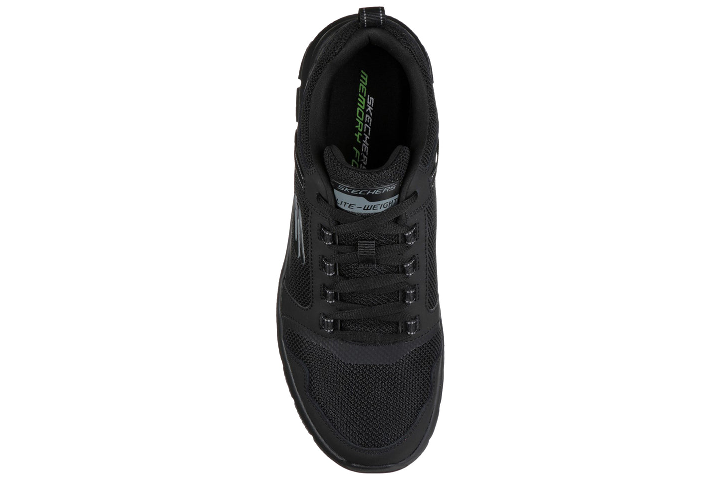 Skechers Track Knockhill Black Mens Trainers