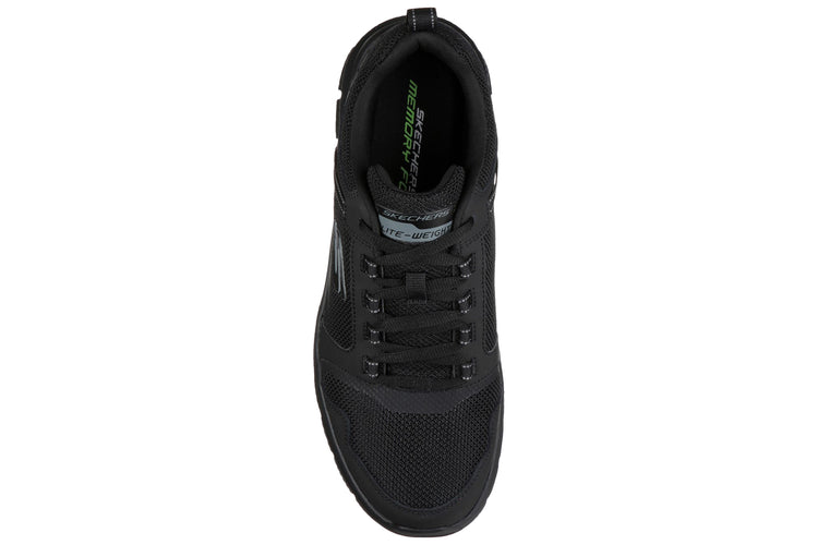 Skechers Track Knockhill Black Mens Sports