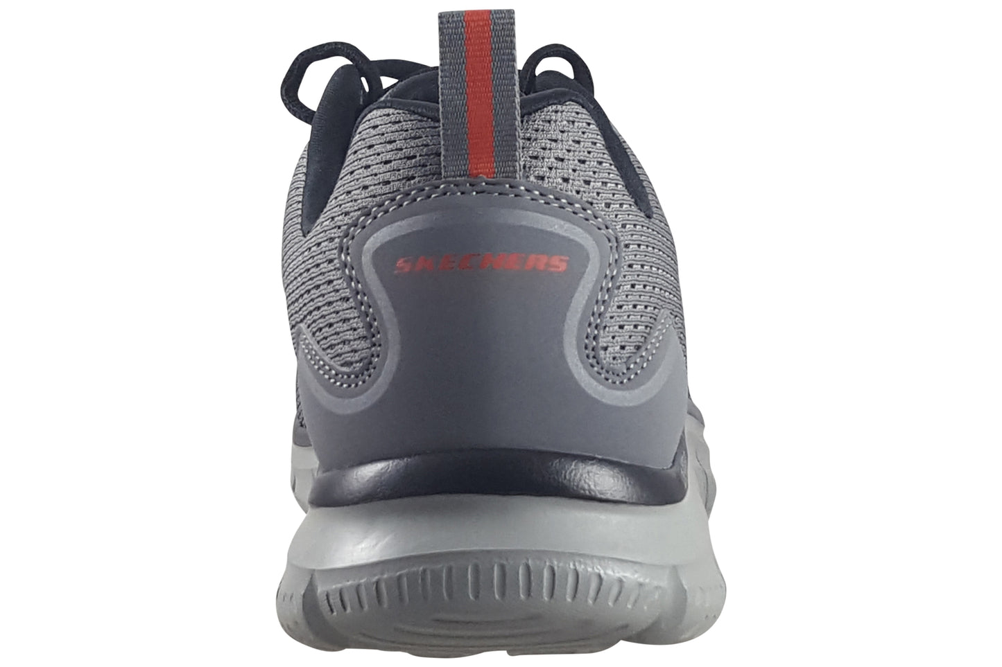 skechers track leshur 232758 mens trainers charcoal back