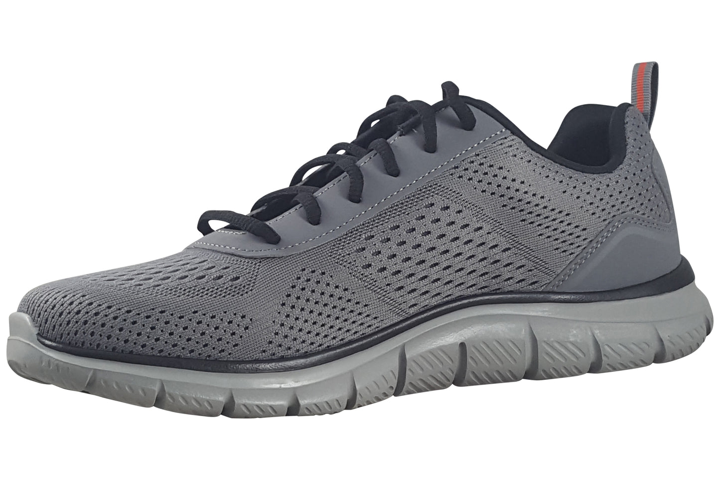 skechers track leshur 232758 mens trainers charcoal left