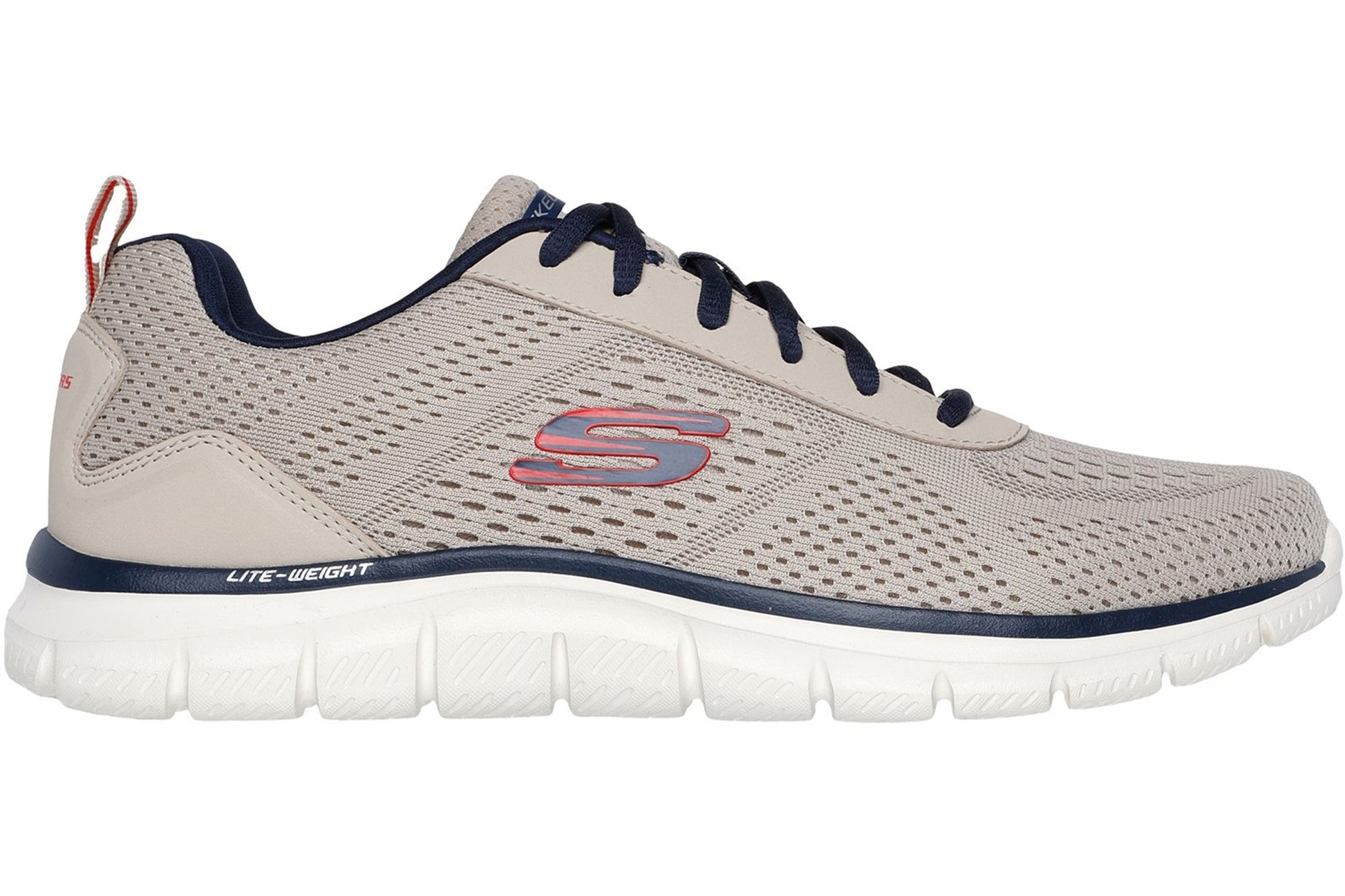 skechers-track-leshur-mens-sports-taupe-navy-right-side