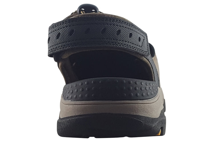 Skechers Tresman Menard 205113 Brown Mens Sandals