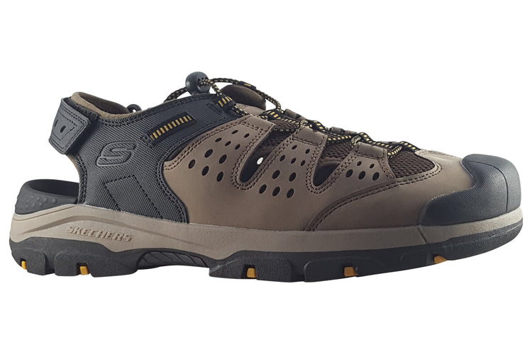 Skechers Tresman Menard 205113 Brown Mens Sandals