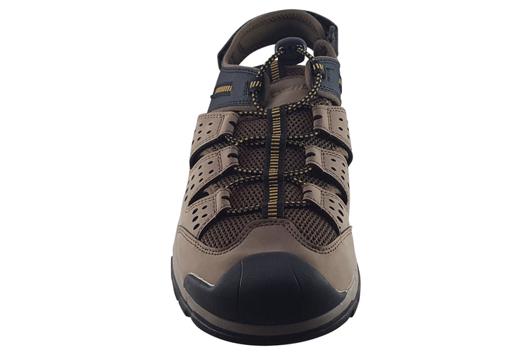 Skechers Tresman Menard 205113 Brown Mens Sandals
