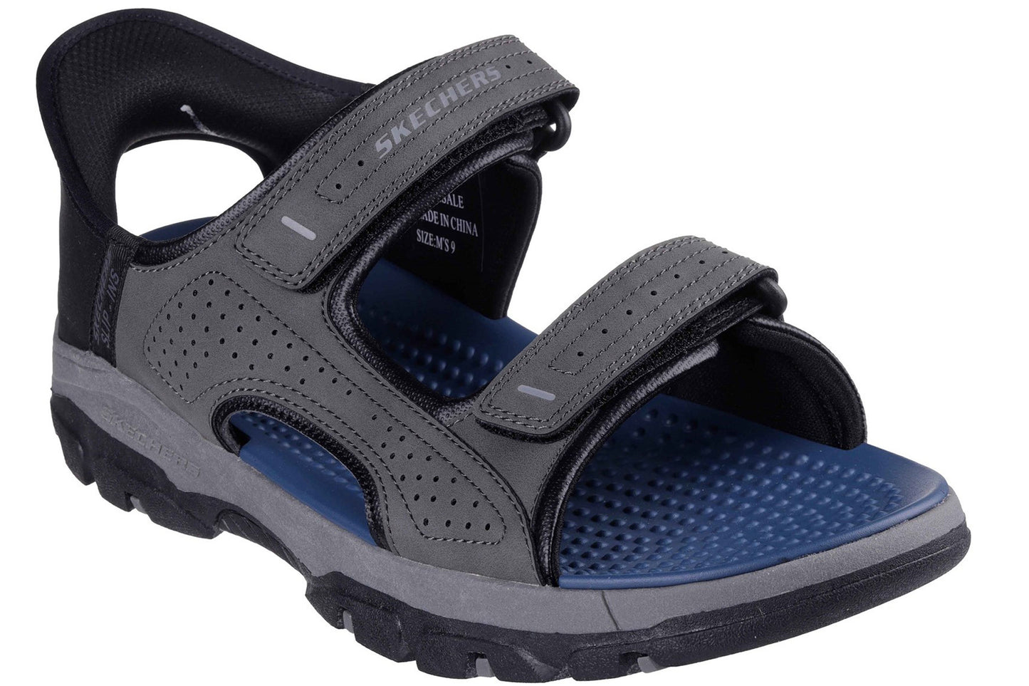 Skechers Slip-Ins Tresmen Reece Charcoal Mens Sandals