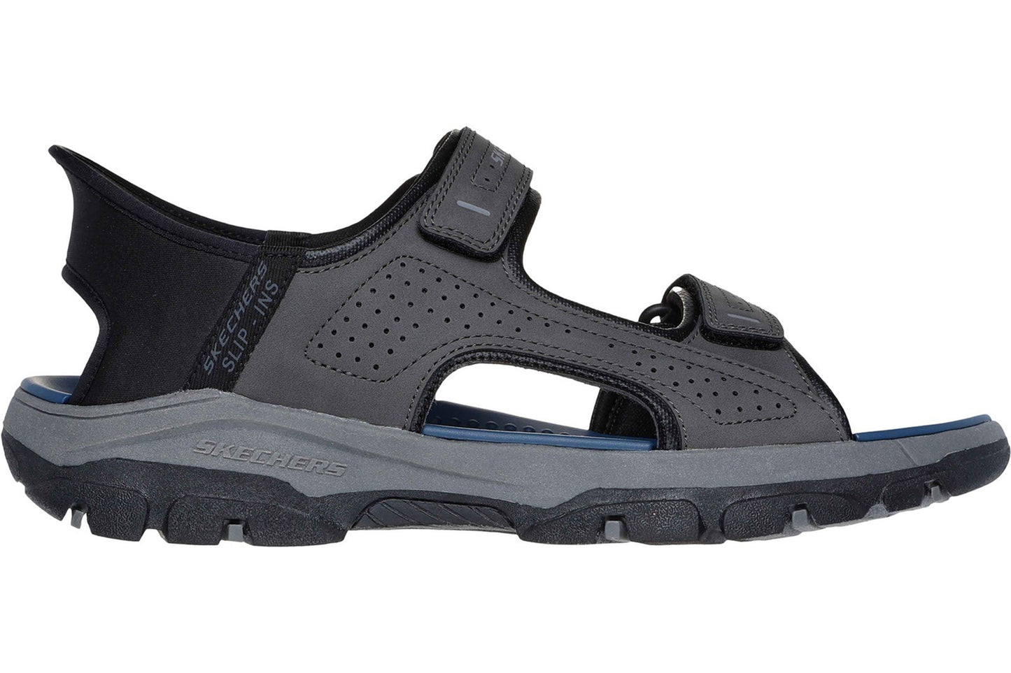 Skechers Slip-Ins Tresmen Reece Charcoal Mens Sandals