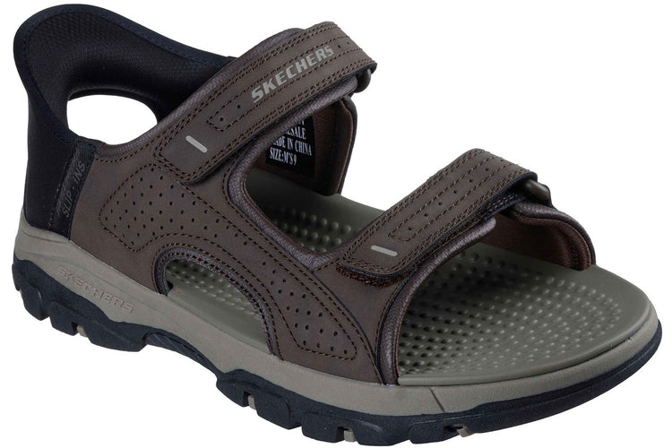 Skechers Slip-Ins Tresmen Reece Chocolate Mens Sandals