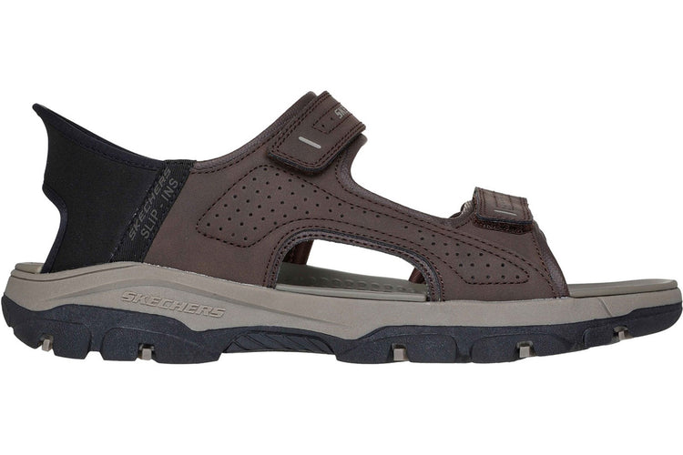 Skechers Slip-Ins Tresmen Reece Chocolate Mens Sandals