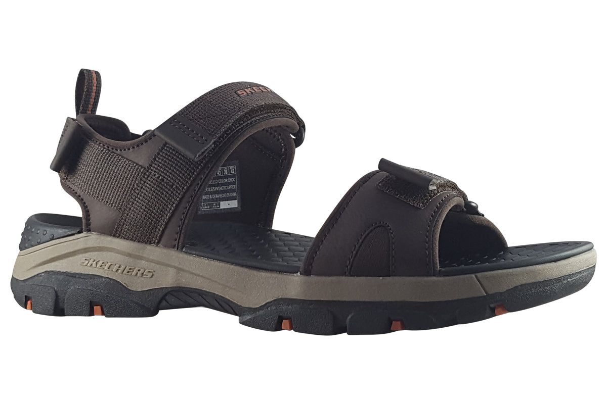 skechers tresmen ryer choc sandals right
