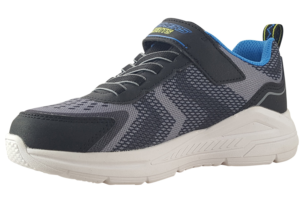 skechers-tri-namics-black-yellow-blue-trainers-left