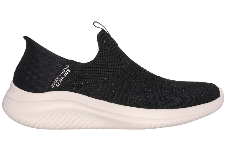 Skechers Ultra Flex 3.0 Black/Rose Gold Womens Shoes