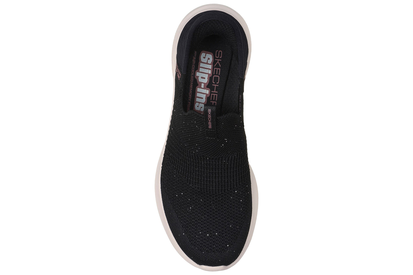 Skechers Ultra Flex 3.0 Black/Rose Gold Womens Shoes